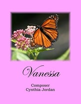 Vanessa piano sheet music cover